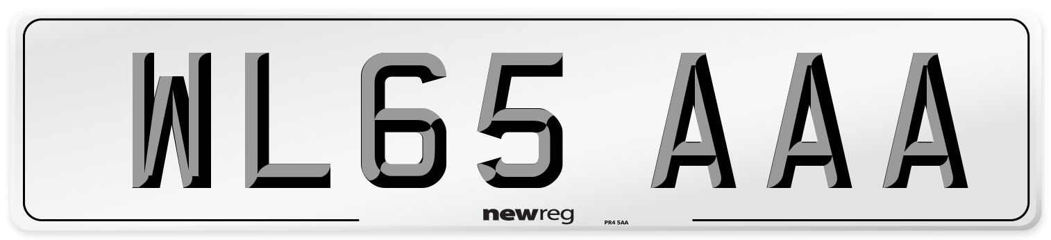 WL65 AAA Number Plate from New Reg